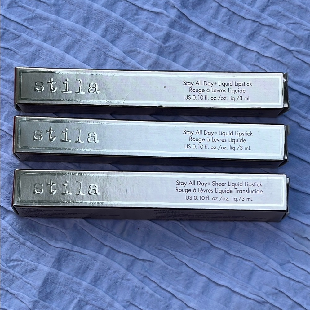 Stila lipstick liquid Collection stay all day sheer Azalea‎ Baci promessa new